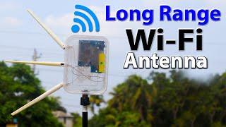 Long Range WIFI Outdoor Antenna ! Make Powerful WIFI Antenna, Long Range WIFI extender