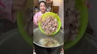 Yummy Chab Chhay soup cooking