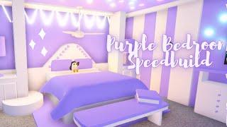 Aesthetic Purple Bedroom  Roblox Adopt Me