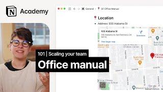 How to build and share an office manual