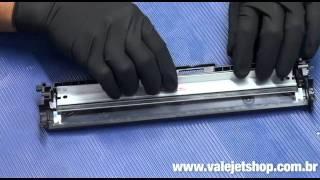 Vídeo Recarga do Toner HP 320A | 128A | CM1415FN | CP1525NW - Treinamento ValeJet Shop