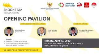 Hannover Messe 2023 - Opening Ceremony Indonesia Pavilion