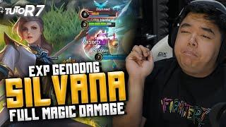 #TUTOR7 SILVANA TIPE NGEBOR DI EXP LANE | MAMPU NGE-GENDONG MESKI ADA DARK SYSTEM #RRQ #R7 #MLBB