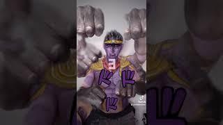 JoJo Bizarre Adventure Makeup Transformation - Star Platinum Edition | By Rainbowskinz | #shorts