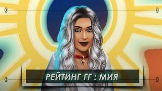 РЕЙТИНГ ГЛАВНЫХ ГЕРОИНЬ (ГЕРОЯ) КЛУБА РОМАНТИКИ | Мия