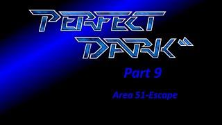 Perfect Dark walkthrough, Level 9, Area 51-Escape, Agent difficulty (No commentary)