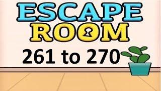 Escape Room: Mystery Word Level 261 to 270 Walkthrough