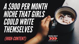 a $900 per month niche that girls should publish in (kdp book publishing, niche idea / research)