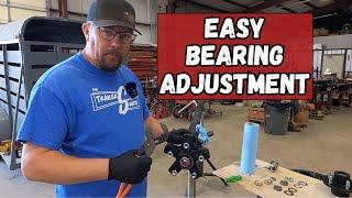 How To Set Trailer Bearing Adjustment