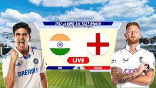 Ind vs Eng Live Test Match - India tour of England | India vs England Live Cricket Match Today