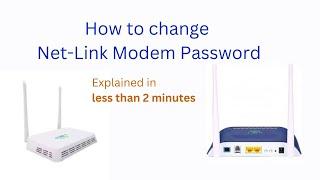 Changing of Net Link WiFi Password / Easily explainded /Easy steps