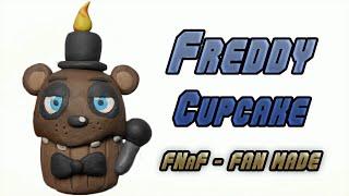 FNaF Fan Made | Freddy Cupcake Clay Tutorial | Plastilina