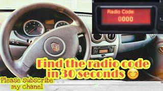 How to get renault radio code Easy way 