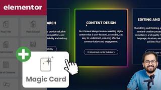 Elementor - Magic Card Hover Effect