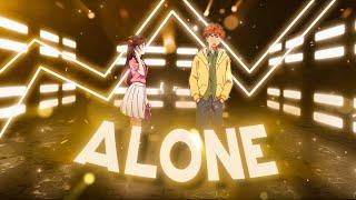 AMV 3D Typography Edit - Alone || Rent a girlfriend || Free project file (comments)