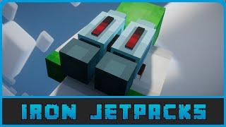 Minecraft - Iron Jetpacks Mod Showcase [Forge 1.19.4]