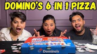 ASMR Eating Domino’s Biggest 6 In 1 Pizza Mukbang | Big Big 6 In 1 |