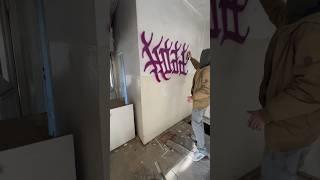 Graffiti calligraphy tag #graffiti #calligraphy #shorts