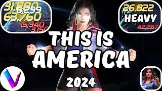 The America Chavez Ultimate Showcase July 4th 2024 - How to Use & Play The Best Mystic in MCoC