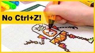 Making Pixel Art on Graph Paper!