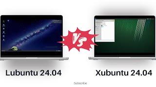 Lubuntu 24.04 vs Xubuntu 24.04  (RAM Consumption)