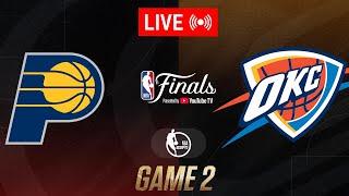 NBA LIVE! Indiana Pacers vs Oklahoma City Thunder GAME 2 LIVE | June 8, 2025 | 2025 NBA Finals 2K25