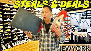 THESE ARE WAY BETTER !!! FINDING STEALS AND DEALS  SNEAKER SHOPPING IN NYC