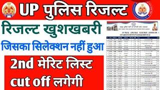 UP पुलिस कांस्टेबल रिजल्ट जारी  जिसका सिलेक्शन नहीं हुआ, जरूर देखिए|| 2nd मेरिट लिस्ट लगेगी