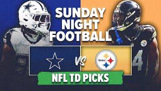 Sunday Night Football Touchdown Picks! Dallas Cowboys vs Pittsburgh Steelers Props & Best Bets