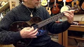 Ukulele Mania Demo   "Something Stupid" on KALA Gloss Ziricote Wood Baritone #5476