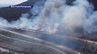 I-70 eastbound reopens near Eagle from wildland fire, evacuations ordered