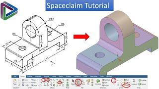 Spaceclaim basic tutorial - 1