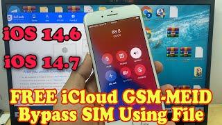 FREE Untethered Bypass iCloud iOS 14.6 GSM+MEID Fix Calls Using File