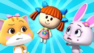 Happy Cartoons For Toddlers - Fight for Doll - Loco Nuts Cartoons