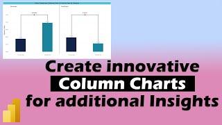 Compare 2 Periods in a Unique way using Column Chart in Power BI | MiTutorials