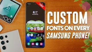 Install 500+ One UI Fonts on ALL Samsung Galaxy For FREE! - WORKING Method 2024