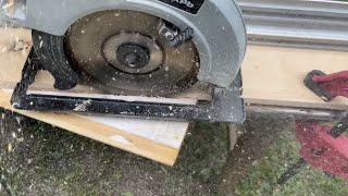 In 2 minutes, the DIY making of a guide for a circular saw (Easy Panel Saw)