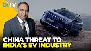 Tata's Shailesh Chandra On Harrier EV & China Threat On EV Manufacturing