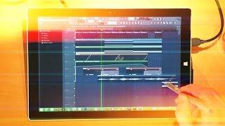 Image Line FL Studio 12 Improvisation on the Surface Pro 3