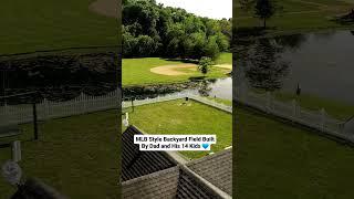 MLB-Style Backyard Field Built by Dad and His 13 Sons and One Daughter 