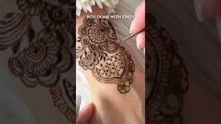 Bridal Henna: Dome & Vines | HennabyKarisma #henna #mehndi #tutorial