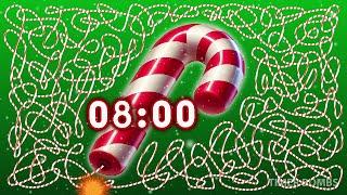 8 Minute  Candy Cane Timer Bomb 