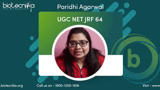 CSIR UGC NET Exam 2020 - JRF Rank 64 - Paridhi Agarwal Shares Her Study Journey