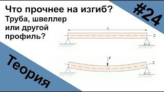 Что прочнее на изгиб? Труба, швеллер или другой профиль? Рейтинг профилей...