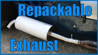 Making a Repackable Exhaust Silencer - Stainless Steel Exhaust