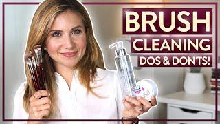 Cleaning Your Makeup Brushes (Dos & Don'ts) #shorts