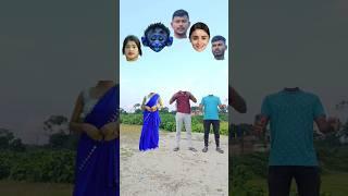 tu Radha meri main shyam tera songs vs two cute bro & cute bhabhi ji correct head matching game 