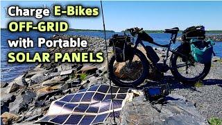 Ultimate Off-Grid Solar Charging E-Bike Solution!