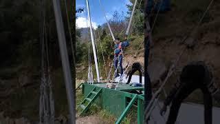 Rocket bungee strunt at Solang Valley Manali by @Ravindra Yadav