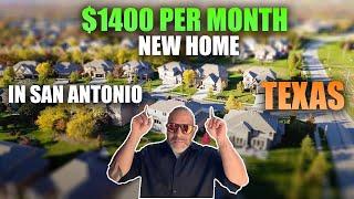 $1400 Per Month on a Brand-New Home in San Antonio Texas!!   San Antonio Real Estate Agent